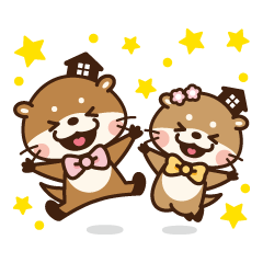 [LINEスタンプ] カワウソ オッターくんの日常