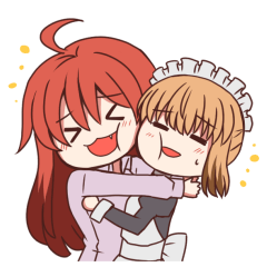 [LINEスタンプ] 女領主とその女中のスタンプ