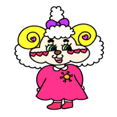 [LINEスタンプ] ひつじのサニーちゃんと素敵なお友達