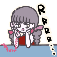 [LINEスタンプ] 女の子だもん。