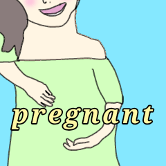 [LINEスタンプ] 個性的な妊婦