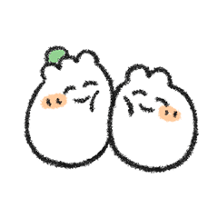 [LINEスタンプ] しょろんぽ、もぐもぐ