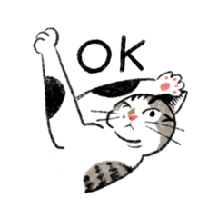 [LINEスタンプ] ネコのだいふく君