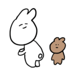 [LINEスタンプ] 耳ちかいうさぎ2