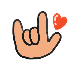 [LINEスタンプ] 指文字 23 けこさしすせそた