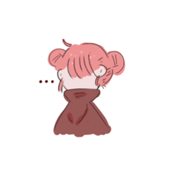 [LINEスタンプ] ピンクちゃん。