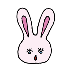 [LINEスタンプ] Pink Bunny.