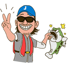 [LINEスタンプ] 正室長の釣りダイアリー v.1