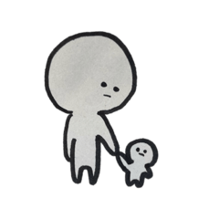 [LINEスタンプ] 灰色暇人間