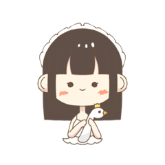 [LINEスタンプ] ねぐせくんと女の子のすたんぷ
