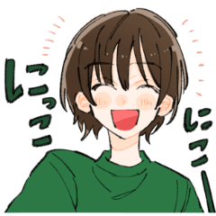 [LINEスタンプ] ゆるいおんなのこたちのスタンプ