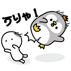 [LINEスタンプ] 毒舌ちょい悪ペンギン