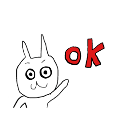 [LINEスタンプ] ねこうさ君スタンプ