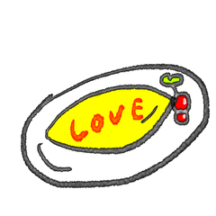 [LINEスタンプ] オムライス言葉