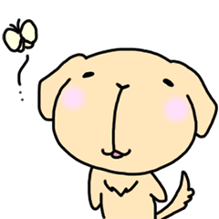 [LINEスタンプ] ゴールデンレトリバーの子犬〜こごる〜