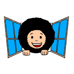 [LINEスタンプ] アフロボーイ日常スタンプ