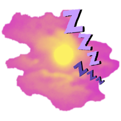 [LINEスタンプ] 月夜のGood night