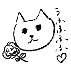 [LINEスタンプ] 日本語を話す猫の画像（メイン）