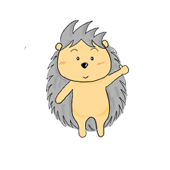 [LINEスタンプ] ハリネズミのくりぼう