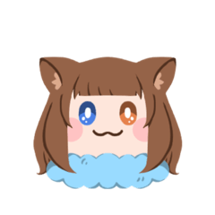 [LINEスタンプ] 顔文字ねねちゃん