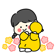 [LINEスタンプ] ねんねん可愛い5歳