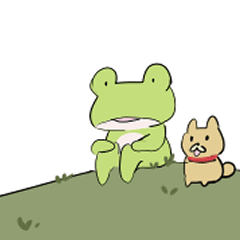 [LINEスタンプ] さとりガエル