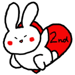 [LINEスタンプ] ミグうさぎ 2nd