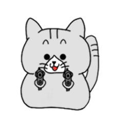 [LINEスタンプ] 君の面白い猫友達 Tomi