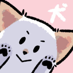 [LINEスタンプ] ねこみたいな犬