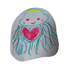 [LINEスタンプ] 可愛いクラゲ