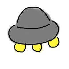 [LINEスタンプ] UFOみたいな