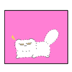 [LINEスタンプ] つきたてふわふわおもちねこちゃん