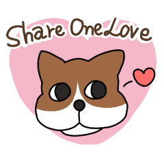 [LINEスタンプ] Share One Love