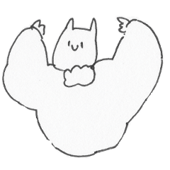 [LINEスタンプ] うさぎねこうさぎ