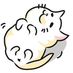 [LINEスタンプ] デブネコジョジョちゃん