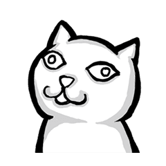 [LINEスタンプ] 怒っている猫(4) 動こ！