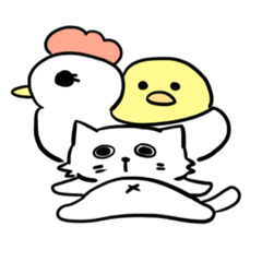 [LINEスタンプ] しろねこさんと仲間たち♪