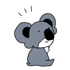 [LINEスタンプ] のんびりこあら