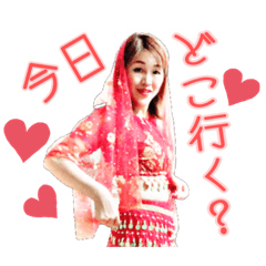 [LINEスタンプ] 心からの気持ちを伝える花梨のスタンプ