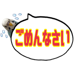 [LINEスタンプ] 第7弾のパート2☆かわいい☆セキセイインコ