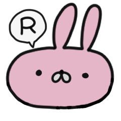 [LINEスタンプ] うさぎR(仮)