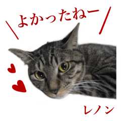 [LINEスタンプ] おだしょうさんちのレノン