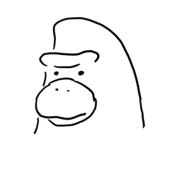 [LINEスタンプ] 言葉なしで伝えたい、ゴリっ鳥