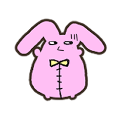 [LINEスタンプ] 小さめかわいい！うさぎちゃんスタンプ