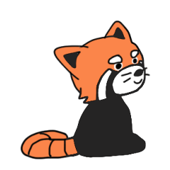 [LINEスタンプ] のんびりレッサーパンダ