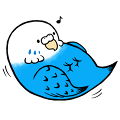 [LINEスタンプ] Bebe budgerigar 1 (オウム.鳥.tori)