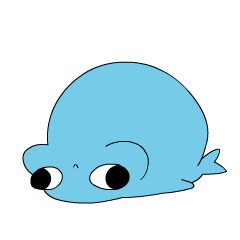 [LINEスタンプ] 青い金魚