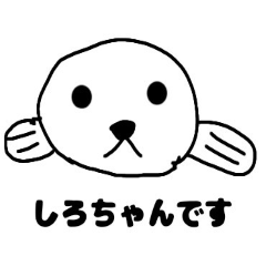 [LINEスタンプ] しろちゃんスタンプ vol.1