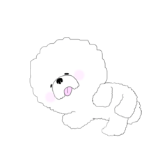 [LINEスタンプ] ふわもこビションフリーゼスタンプ