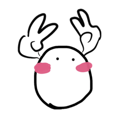 [LINEスタンプ] 月まるクン